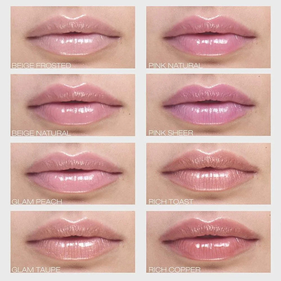 NWT! Woosh Beauty SPIN-ON Vegan Non-Sticky Lip Gloss in GLAM TAUPE - Picture 2 of 12